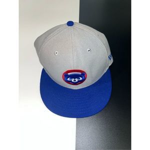 New Era Chicago Cubs Gray and Blue Cap